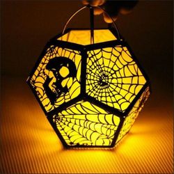 Halloween 3d Lamp Template Free DXF File