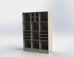 Wooden Almirah Shelf Free DXF File