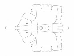 Elefant 3d Puzzle Free DXF File