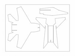 f15 3d Puzzle Free DXF File