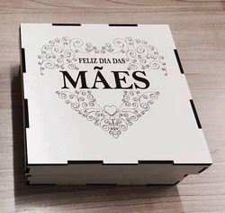 Mother s Day Box Laser Cut 3d Puzzle Free DXF File