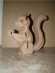 Squirrel For Sarah Laser Cut 3d Puzzle Free DXF File
