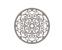 Stylized Mandala Ornament Art Free DXF File
