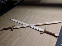 Laser Cut Swords Free DXF File