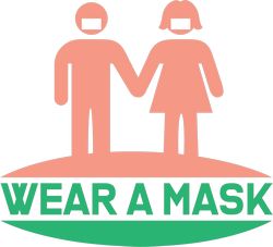 Wear A Mask Coronavirus Disease covid-19 Free DXF File