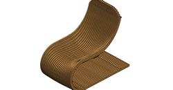 Cnc Laser Cut Parametric Chair Design Free DXF File