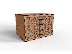 Amazing Wooden Box Laser Cut Free DXF File