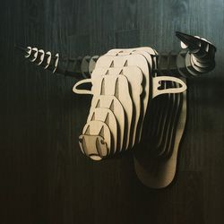 Laser Cut Bull Head 3d Puzzle Wall Decor Free DXF File