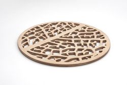 Cell Structure Trivet Cnc Free DXF File