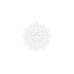 Smile Sun Free DXF File