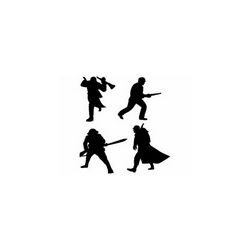 Soldier Silhouette Free DXF File