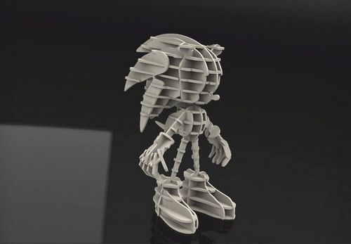 Sonic 3mm Free DXF File