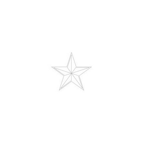 Star Line Art Free DXF File