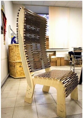 CNC Laser cut Chair Free DXF File