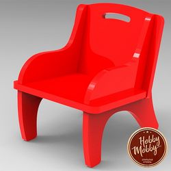 Laser Cut Baby Chair Free DXF File