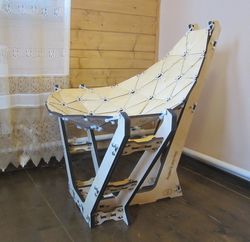 Laser Cut Chaise Lounge Cutting Free DXF File