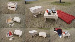 Laser Cut Picnic Table Free DXF File