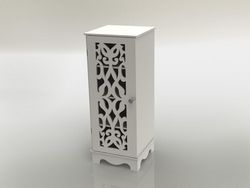 Laser Cut Wooden Cabinet Furniture Shelf Storage Rack 12mm Free DXF File