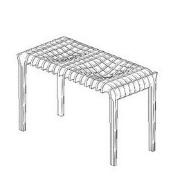 Modern Decor Table Free DXF File