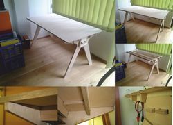 Plywood Computer Table Free DXF File