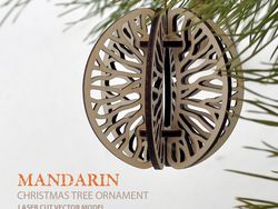 Christmas Tree Ornament Free DXF File