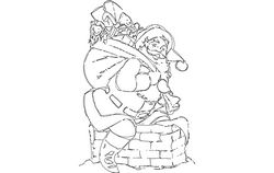 Santa Claus Free DXF File