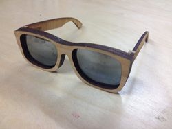 Bamboo Sunglasses Free DXF File