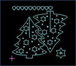 Christmas Tree 3 Free DXF File