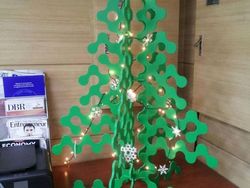 Christmas Tree With Lights Free DXF File