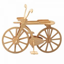 Wooden Bicycle Puzzle Model Cnc Free DXF File