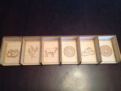 Laser Cut Catan Card Holder 4mm Plywood Free DXF File