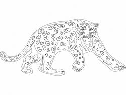 Animal Mascots Lion Free DXF File