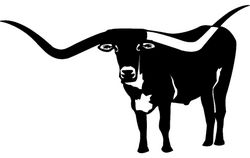 Animal Bull Silhouette Free DXF File
