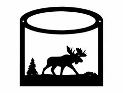 Moose Silhouette Animals Free DXF File