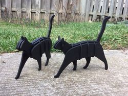 Laser Cut Cats 3mm Mdf Free DXF File