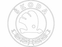 Skoda Free DXF File
