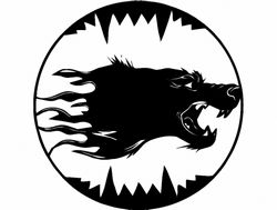 Wolf animal Free DXF File Vector