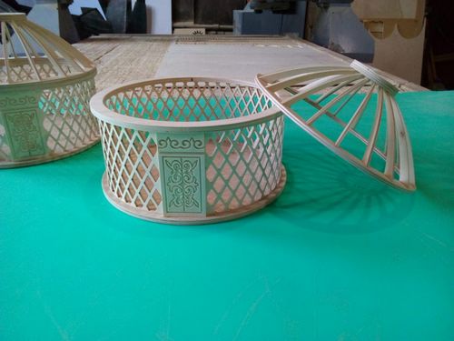 Mongolian Yurt Shaped Box Free DXF File