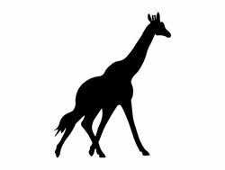 Zyrafa (giraffe Silhouette) Free DXF File