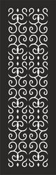 Seamless Floral Decorative Pattern Free DXF File