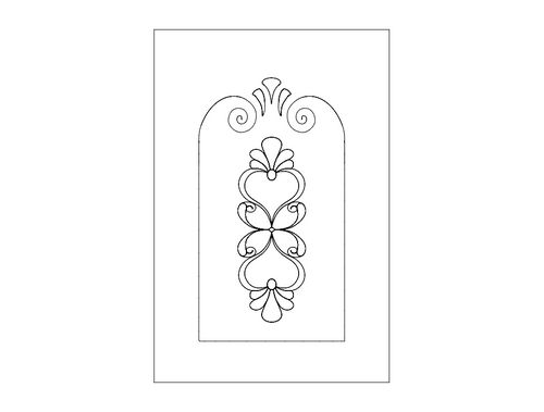 Door Pattern Free DXF File