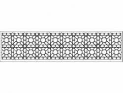 Grille Patterns spr10x2 Free DXF File