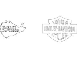 Harley Davidson Free DXF File
