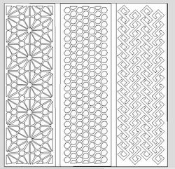 pack with 3 room dividers Free DXF File