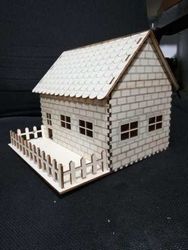 Puzzle Home For Cnc Laser Free DXF File