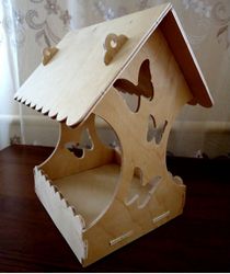 Wooden Bird House Free DXF File