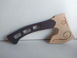 Laser Cut 3d Wooden Axe Free DXF File