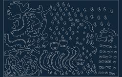 Toy Dragon 3d Puzzle Art Free DXF File