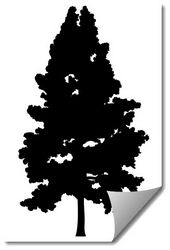 Tree 5 Silhouette Free DXF File