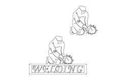 Welding Work By Welder Free DXF File